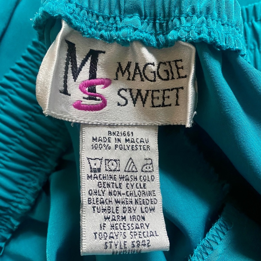 MAGGIE SWEET // Teal 2-Piece Pantsuit - Picture 7 of 10